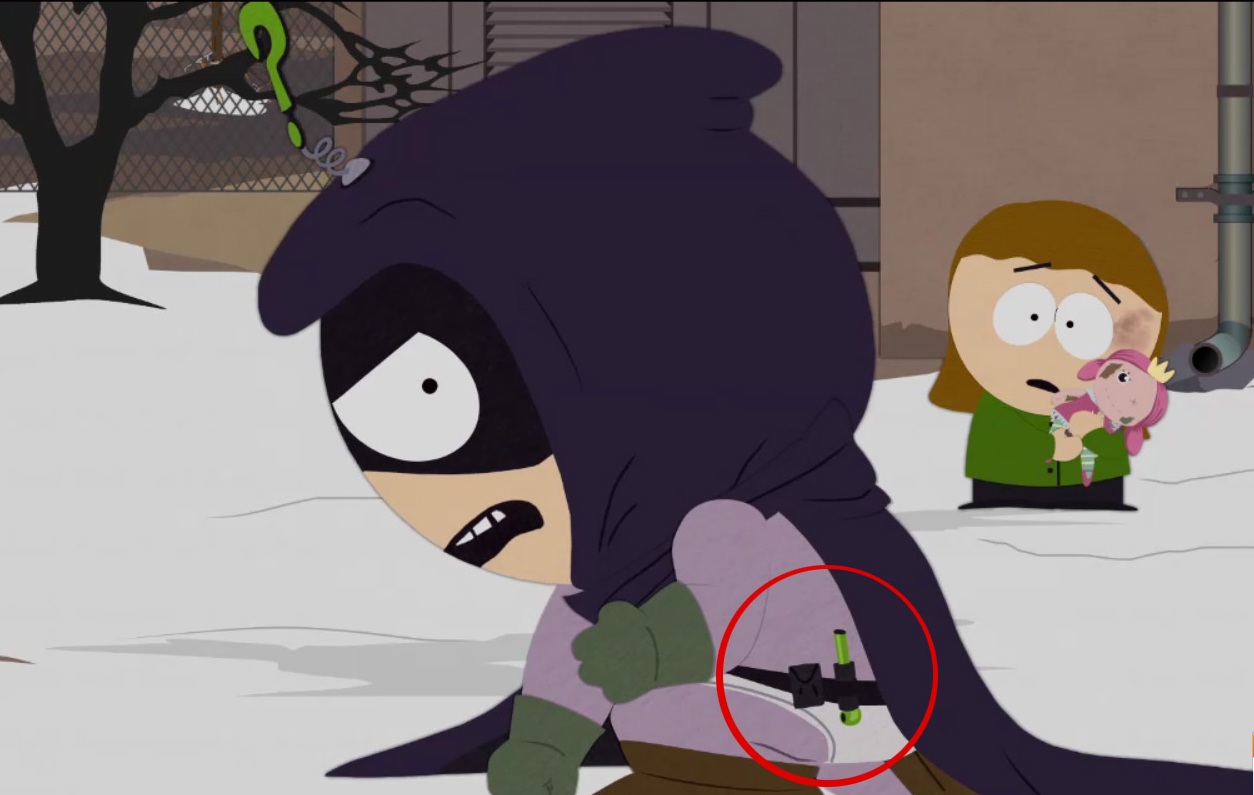 South Park Mysterion uses Weed for Superpowers