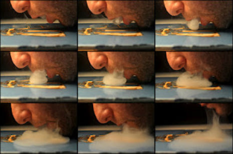 Fernando de la Rocque, Marijuana Smoke Artist Fernando de la Rocque, Marijuana Smoke Artist