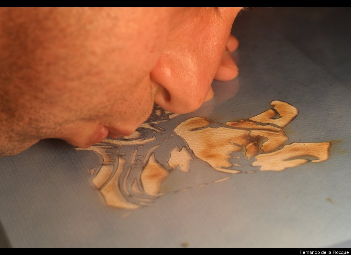 Fernando de la Rocque, Marijuana Smoke Artist Fernando de la Rocque, Marijuana Smoke Artist