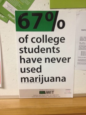 College Campus Marijuana Flyer: Who is Calling ‘Bullshit’?