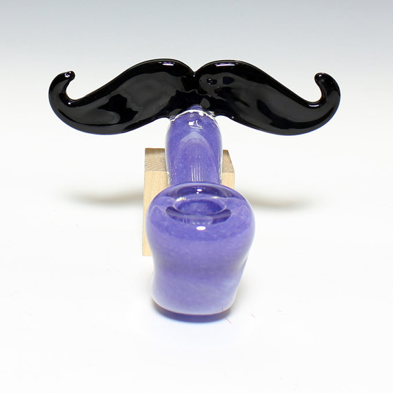 Piece of the Week | Mustache Sherlock Glass Pipe