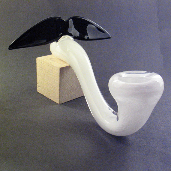 Piece of the Week | Mustache Sherlock Glass Pipe