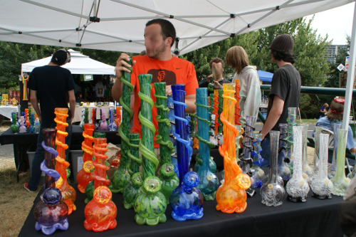 Reflections on Seattle HempFest: Artistic Creation Noble Glass