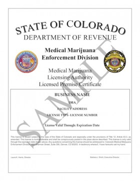 Colorado Medical Marijuana Dispensaries: 266 Licensed MMCs, 272 Pending