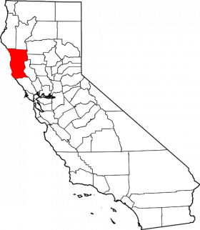 Mendocino County medical marijuana, Source: http://upload.wikimedia.org/wikipedia/commons/thumb/a/af/Map_of_California_highlighting_Mendocino_County.svg/500px-Map_of_California_highlighting_Mendocino_County.svg.png