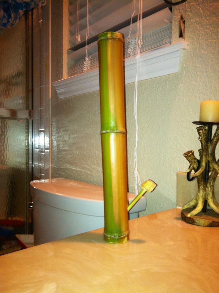 Homemade Bamboo Bong