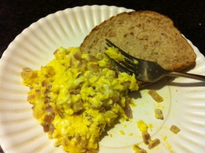 scrambled eggs, medicated munchies, Source: Devilmonk