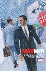 Season 6 poster for Mad Men