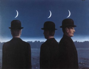 Renee Magritte - Crescent Moon, Source: http://collectionofinspirations.tumblr.com/post/19812556335/crescent-moon-there-are-many-rene-magritte