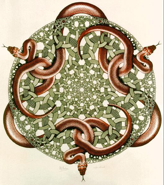 Escher_Snakes