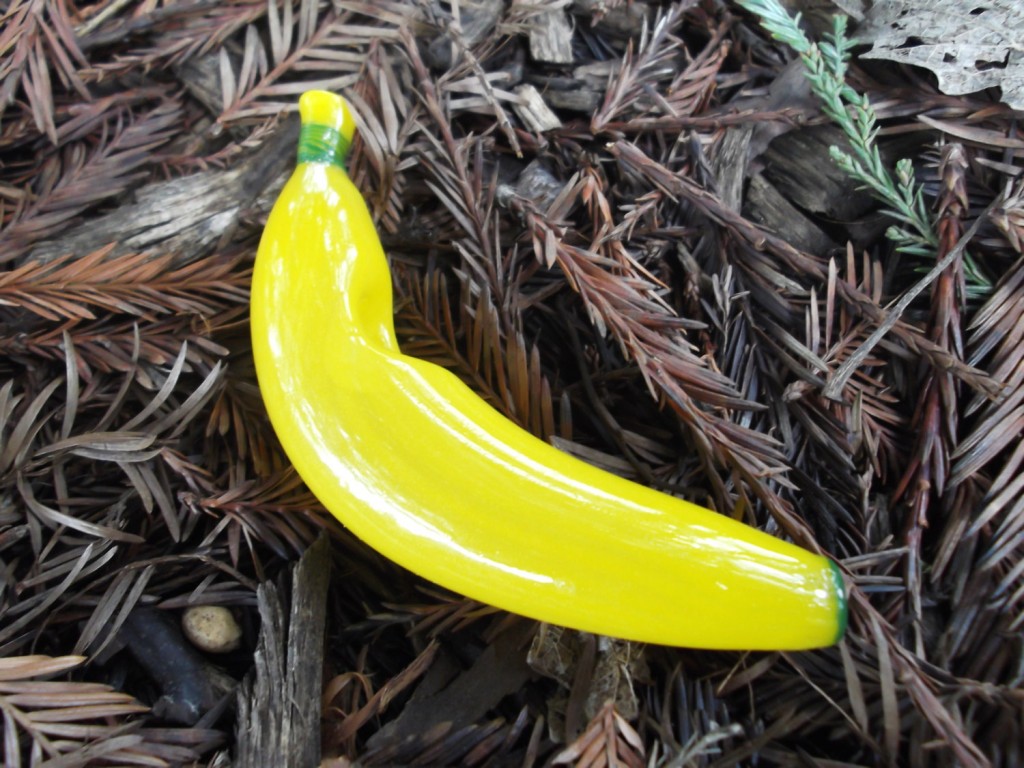 Weedist Piece of the Week Glass Fruit Pipes Yellow Glass Banana