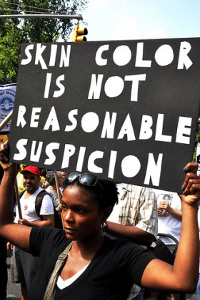 racial profiling nyc - stop-and-frisk-protester, Source: http://reason.com/assets/mc/jsullum/2013_03/stop-and-frisk-protester.jpg