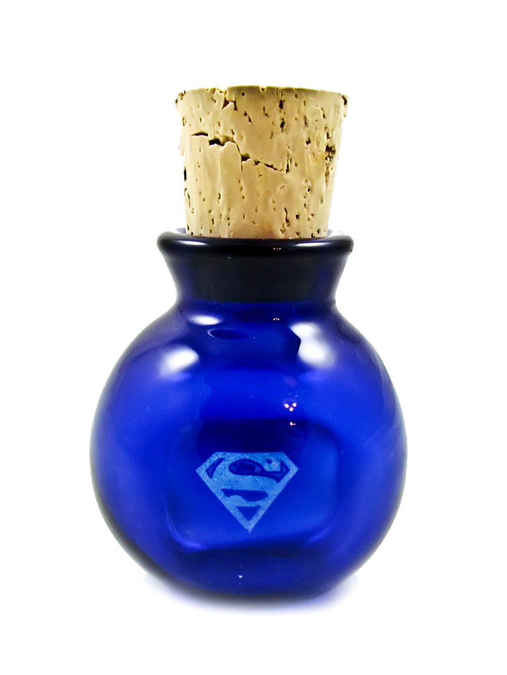 Superman Pipes and Bongs | Handblown Glass Jar