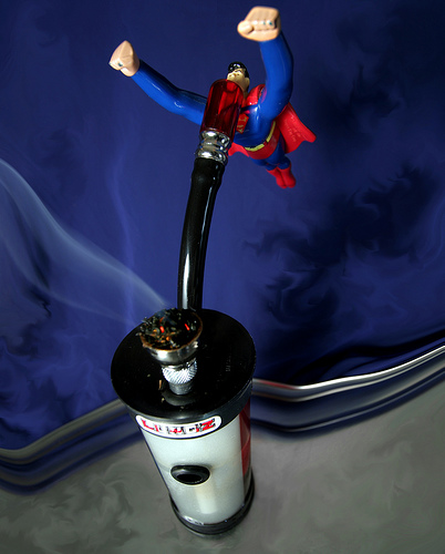 Superman Pipes and Bongs | Silly Man of Steel Flying Bong