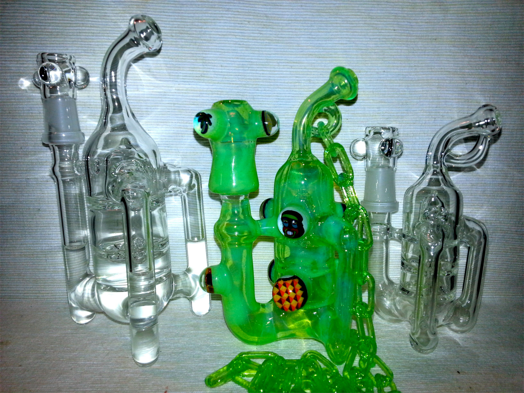 Piece of the Week | E Bomb Glass Recycler Pendant