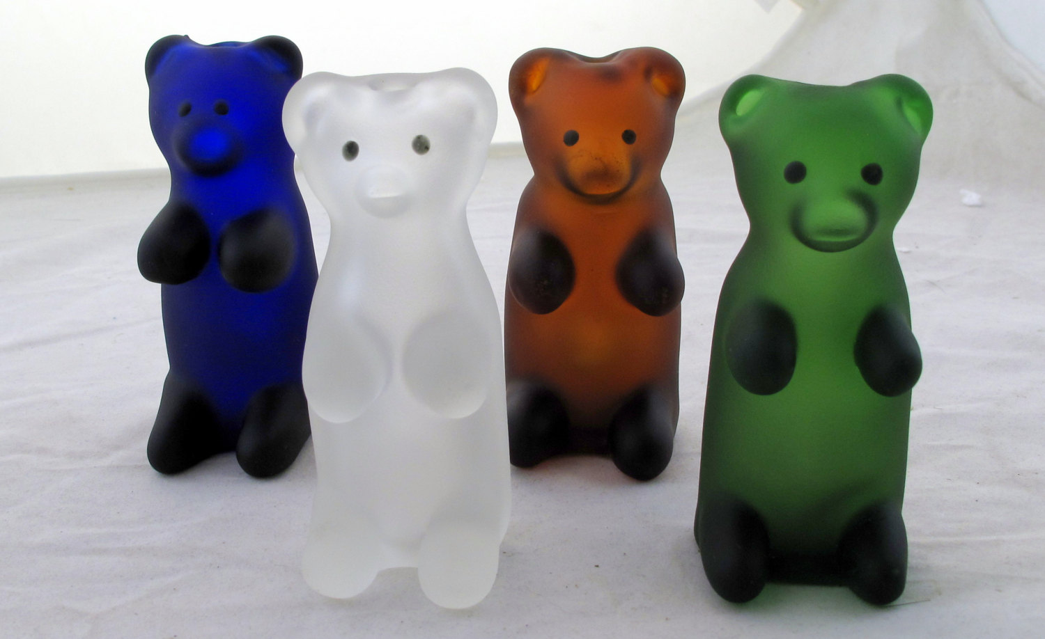 Gummy Bear Pipe Collection - Blue, Green, Amber and Clear