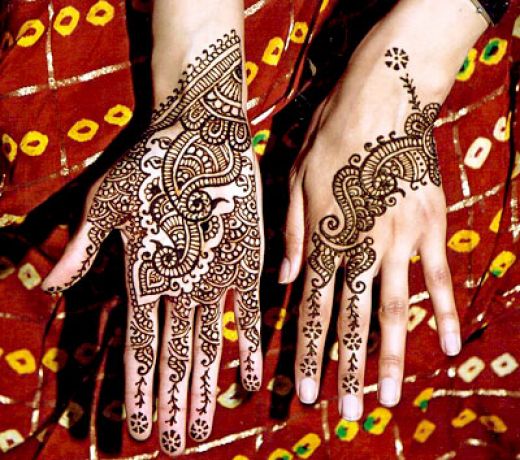Henna Tattoo on Hands