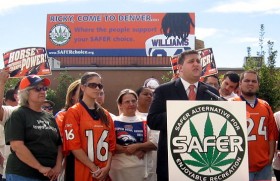 Billboard At Denver Broncos Stadium Calls On NFL to Stop Punishing Players For Marijuana