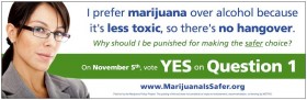 Bus Ads Run In Portland In Support Of Marijuana Initiative