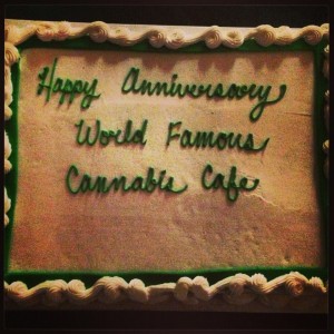 World Famous Cannabis Cafe Celebrates 4th Anniversary, Used with permission from the WFCC https://www.facebook.com/photo.php?fbid=541301919257948&set=a.541301859257954.1073741840.148863418501802&type=3&theater