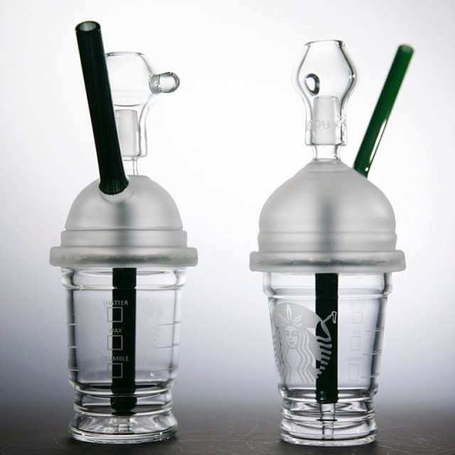 Weedist-Piece-of-the-Week-Starbucks-Dabuccino - Evol Glass | source: http://www.pinterest.com/pin/136867276149613220/