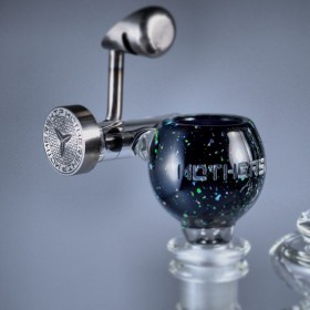 Instafire: Mothership Glass Crushed Opal Titanium Honey Pot