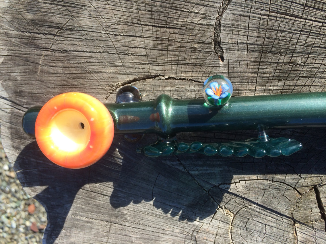 Spring Glass Peace Pipe