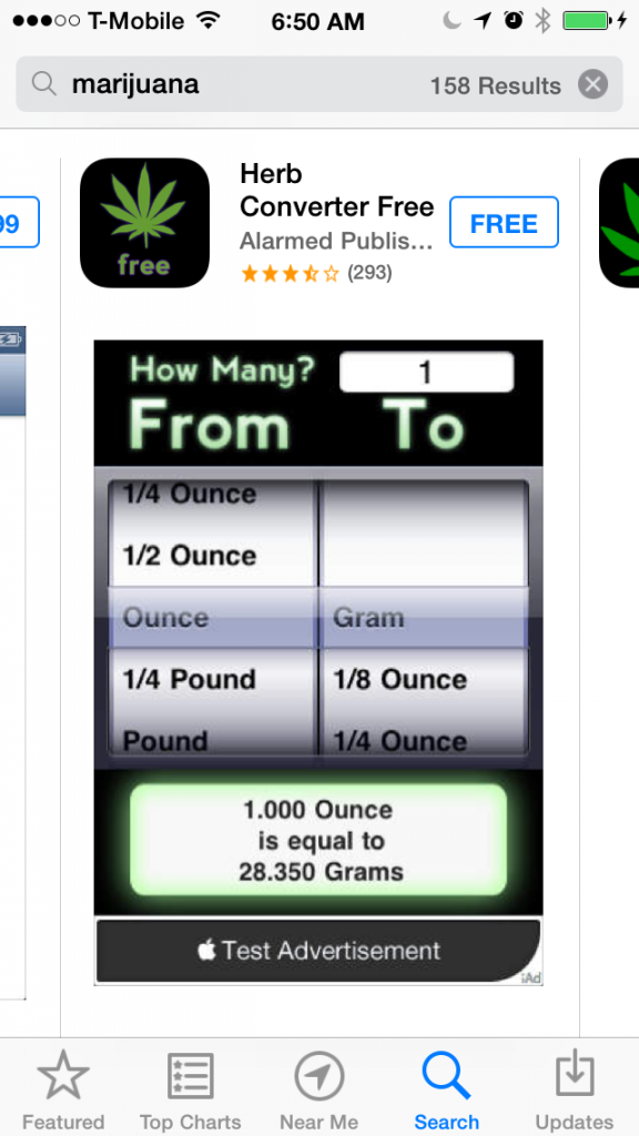Really a weed measurement calculator? Weedist