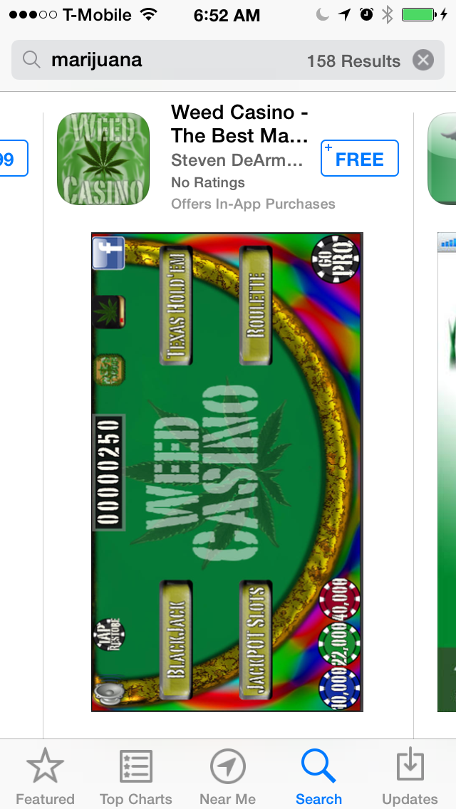 Weed and Gambling. Two things many states prohibit