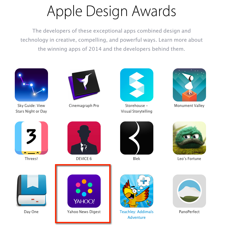 Apple.WWDC.2014.Design.Awards
