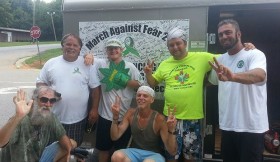 Group Marches Through NC in Support of Medical Marijuana