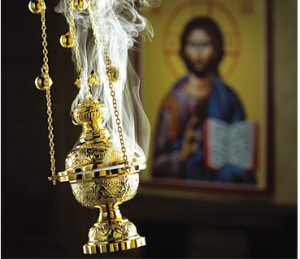 This is a thurible, it's basically a Catholic open-air bong. 