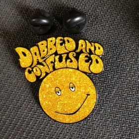 Headiest Dab Pins: Dabbed and Confused Hat Pin