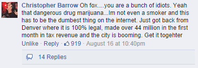 The Best Facebook Comments on Fox News Absurd "Report" on Wax, Source: https://www.facebook.com/fox29philadelphia/photos/a.274398993854.143073.59404413854/10152511484928855/?type=1
