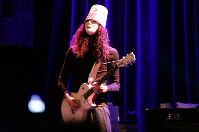 Great Music While High: Buckethead, Source: http://backbeatseattle.com/2012/09/30/photos-buckethead-the-neptune/