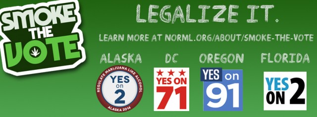 November Elections: The State of Legalization in the U.S. 2014, Source: http://blog.norml.org/2014/11/03/marijuana-midterm-smoke-the-vote-november-4th/
