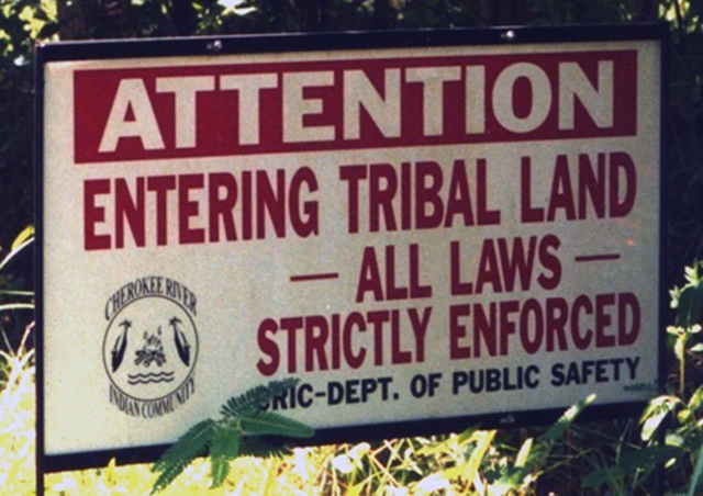Native American Tribes Cleared to Grow Marijuana by DOJ, Source: http://www.nativelegalupdate.com/uploads/image/sign-entering_tribal_land.jpg