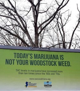 Billboards Touting the Dangers of Cannabis Pop Up in New Jersey, Source: Original photo from www.Weedist.com