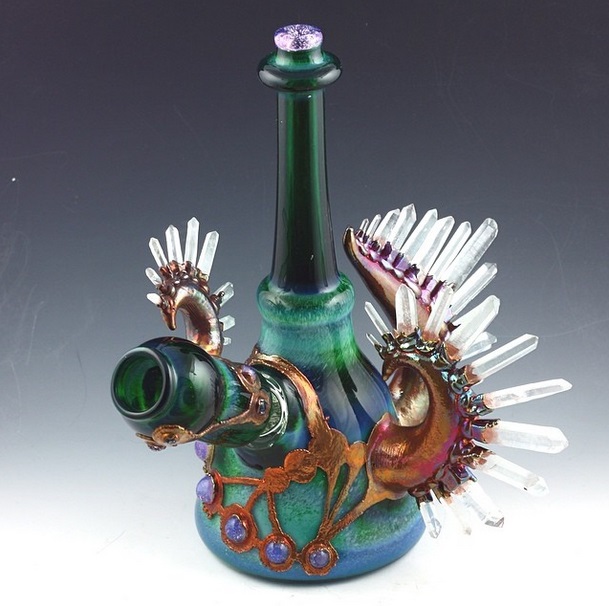 Piece of the Week | Authentic Crystal Fused Dab Rigs 3 - Weedist