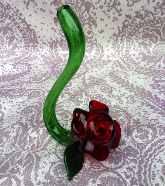 Piece of the Week | Glass Rose Sherlock Pipe - Weedist