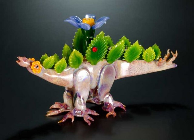 Piece of the Week | Springtime Stegosaurus, Source: https://s-media-cache-ak0.pinimg.com/736x/55/6d/52/556d52c20b7b9f2b31f11cbf31a56510.jpg