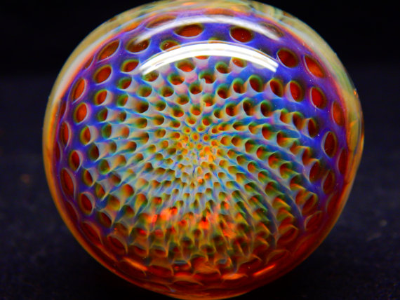 Piece of the Week: Rainbow Honeycomb  - Weedist