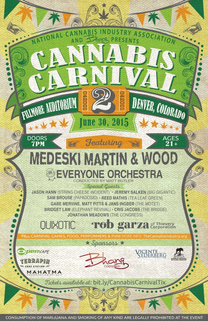 Cannabis Carnival II Benefit Concert: A Night of Incredible Music, Source: Cannabis Carnival II