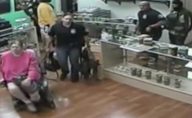 Cops Raid Dispensary, Eat Edibles, Threaten Assault of Woman With Disability, Source: http://i.imgur.com/0Mrfr7S.png