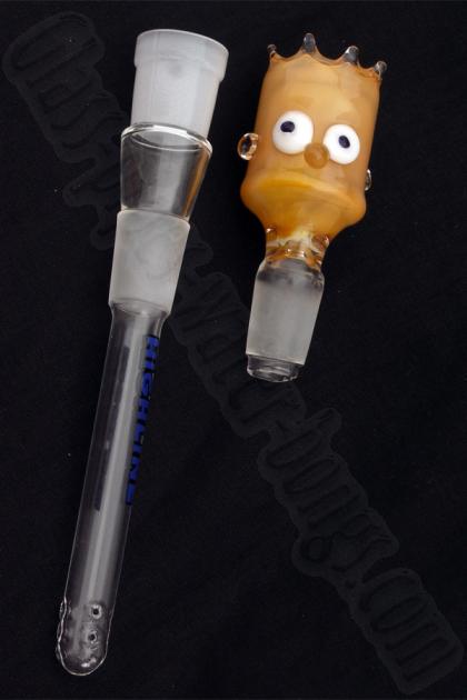 Bart Simpson Glass Bong Bowl
