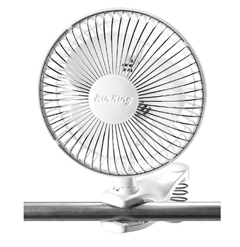 Grow Room Equipment - Air King 9145 6-Inch 2-Speed Clip-On Fan