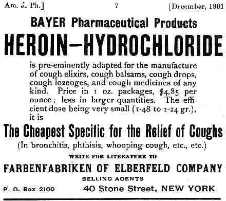 Did You Know Bayer Made Heroin?
