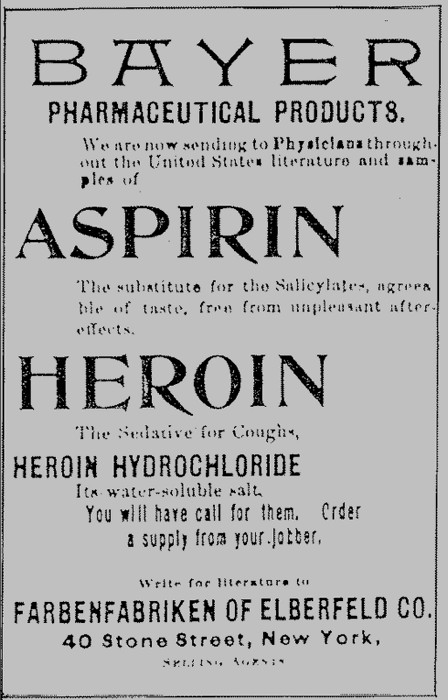 Did You Know Bayer Made Heroin?