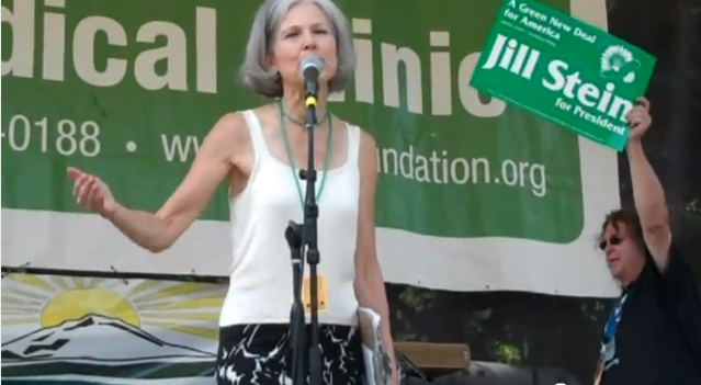 Jill Stein Green Party Hempstalk Portland 2012 Measure 80