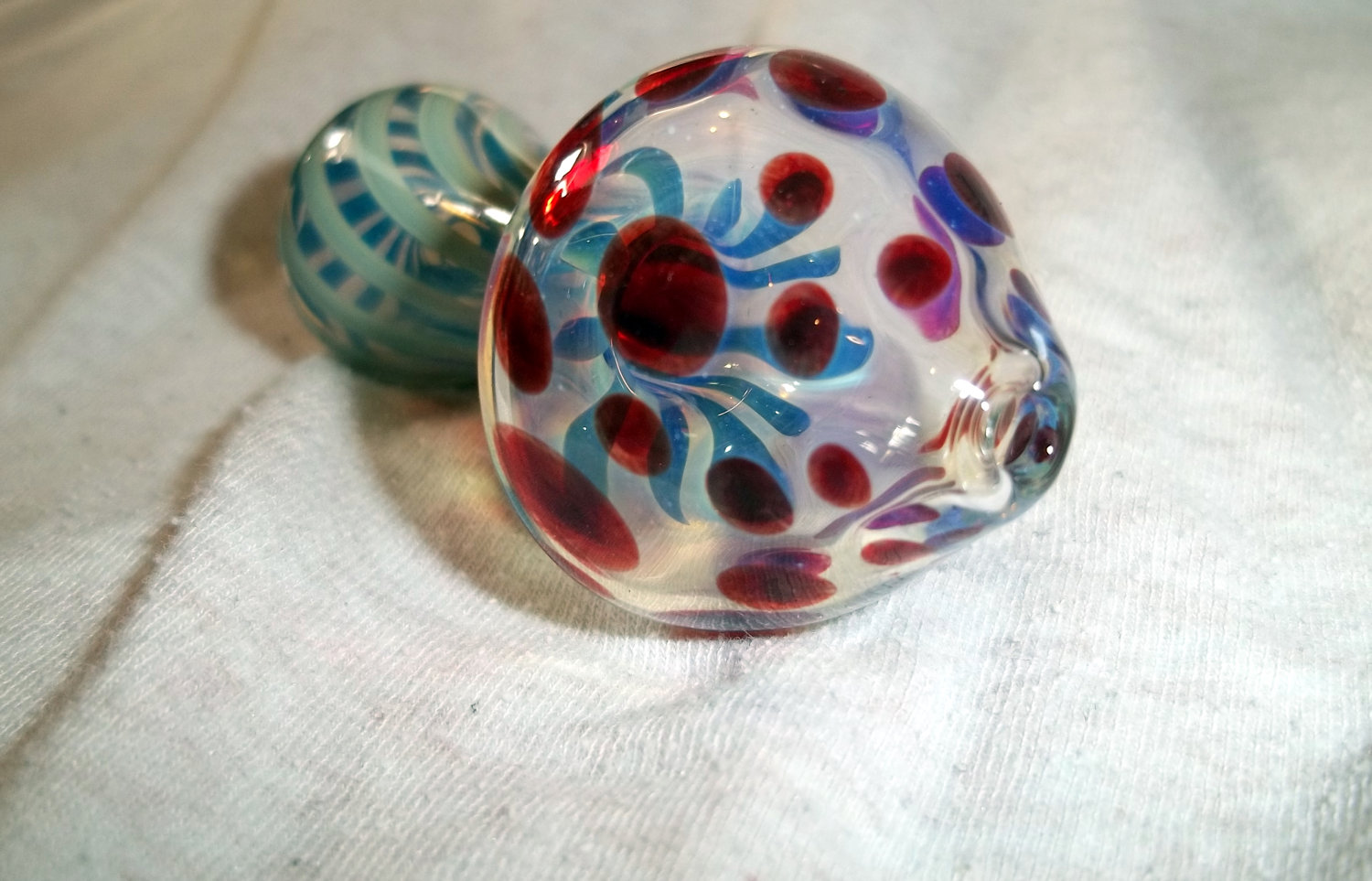 Piece of the Week | Custom Glass Mushroom Chillum